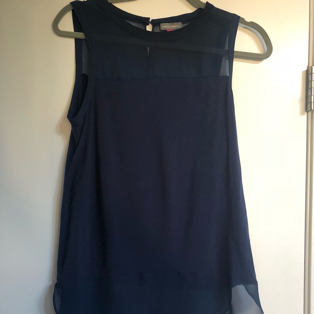 Vince camuto sleeveless blouse